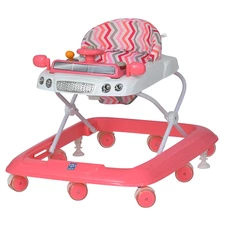 Детские ходунки Bambi M 6061-8 розовые, музыка, свет