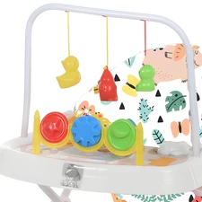 Детские ходунки Bambi M 0541 C-11 серые, дуга с подвесками купить