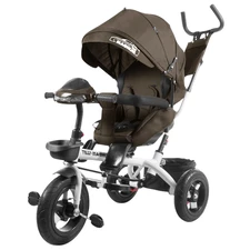 Трехколесный велосипед Tilly Magnum T-3814 Beige с ручкой, бежевый