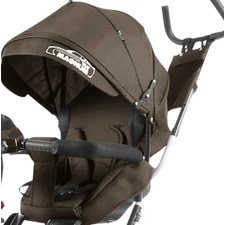 Трехколесный велосипед Tilly Magnum T-3814 Beige с ручкой, бежевый фото 41