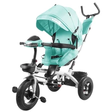 Трехколесный велосипед Tilly Magnum T-3814 Green с родительской ручкой, зеленый