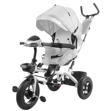 Трехколесный велосипед Tilly Magnum T-3814 Grey с родительской ручкой, серый