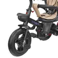 Трехколесный велосипед Tilly Spirit T-3811 Beige с ручкой, бежевый фото 14