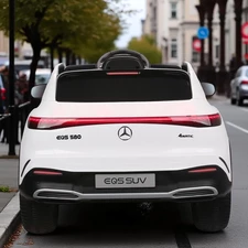 Детская машина M 6161 EBLR-1 белая, лицензия Mercedes фото 41