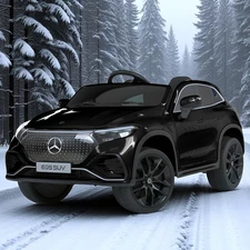 Детская машина M 6161 EBLR-2 черная, лицензия Mercedes