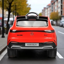 Детская электромашина M 6161 EBLR-3 Mercedes красная, открываются двери фото 14