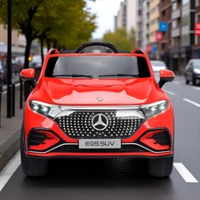 Детская электромашина M 6161 EBLR-3 Mercedes красная, открываются двери купить