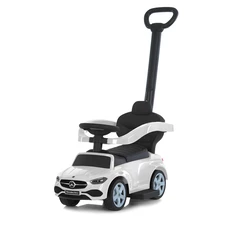 Детская каталка - толокар 668 L-1 с ручкой белая, Mercedes купить