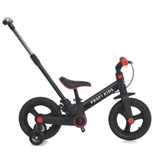 Велосипед - трансформер Profi Kids 12 д. MB 1021-5 беговел, 3 в 1, красно-черный фото 41