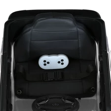 Детский электромобиль джип M 6130 EBLR-2 Toyota черный, мягкое сиденье фото 11