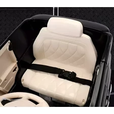 Детский электромобиль джип M 6130 EBLR-2 Toyota черный, мягкое сиденье фото 54