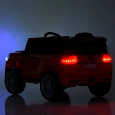 Детский электромобиль джип M 6130 EBLR-2 Toyota черный, мягкое сиденье фото 71