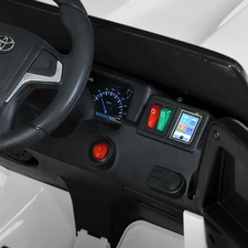 Детский электромобиль джип M 6130 EBLR-2 Toyota черный, мягкое сиденье фото 92