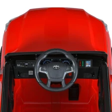 Детский электромобиль джип M 6130 EBLR-3 Toyota красный, EVA колеса фото 86