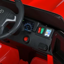 Детский электромобиль джип M 6130 EBLR-3 Toyota красный, EVA колеса фото 92