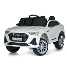 Детская машина M 6133 EBLR-1 Audi белая, четыре мотора фото 22
