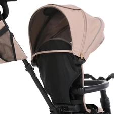 Трехколесный велосипед Turbo Trike MT 1055 Beige с ручкой, бежевый фото 15