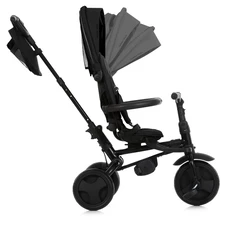 Трехколесный велосипед Turbo Trike MT 1055 Black с ручкой, черный фото 41