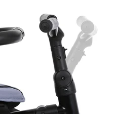 Трехколесный велосипед Turbo Trike MT 1055 Grey с ручкой, серый фото 53