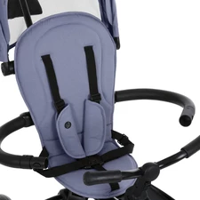 Трехколесный велосипед Turbo Trike MT 1055 Grey с ручкой, серый фото 18