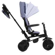 Трехколесный велосипед Turbo Trike MT 1055 Grey с ручкой, серый фото 41