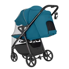 Прогулочная коляска Carrello Bravo Carbon CRL-5530 Azure Blue синяя фото 54