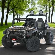 Детский джип M 6206 EBLRS-18 (24V) двухместный, 4 мотора, камуфляж