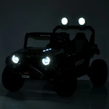 Детский джип M 6206 EBLRS-18 (24V) двухместный, 4 мотора, камуфляж фото 31