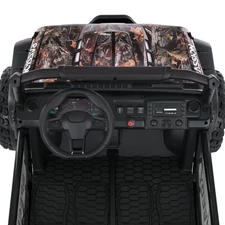 Детский джип M 6206 EBLRS-18 (24V) двухместный, 4 мотора, камуфляж фото 18