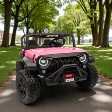 Детский джип M 6206 EBLR-8 (24V) двухместный, 4 мотора, розовый купить