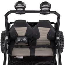 Двухместный детский багги M 6205 EBLR-1 (24V) белый, два аккумулятора фото 20