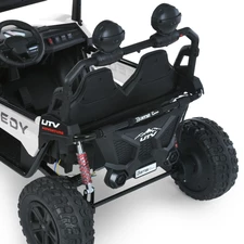 Двухместный детский багги M 6205 EBLR-1 (24V) белый, два аккумулятора фото 32