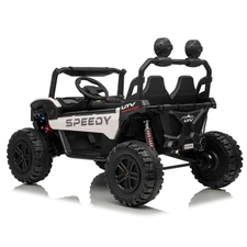 Двухместный детский багги M 6205 EBLR-1 (24V) белый, два аккумулятора фото 92