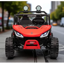 Двухместный детский багги M 6205 EBLR-3 (24V) красный, два аккумулятора фото 14
