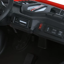 Двухместный детский багги M 6205 EBLR-3 (24V) красный, два аккумулятора фото 15