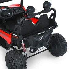 Двухместный детский багги M 6205 EBLR-3 (24V) красный, два аккумулятора фото 20