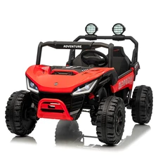 Двухместный детский багги M 6205 EBLR-3 (24V) красный, два аккумулятора фото 41