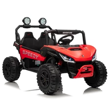 Двухместный детский багги M 6205 EBLR-3 (24V) красный, два аккумулятора фото 92
