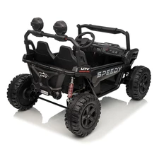 Двухместный детский багги M 6205 EBLR-2 (24V) черный, два аккумулятора фото 16