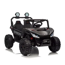 Двухместный детский багги M 6205 EBLR-2 (24V) черный, два аккумулятора фото 86