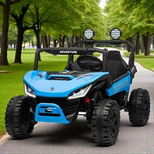 Детский электромобиль M 6205 EBLR-4 (24V) двухместный багги, синий
