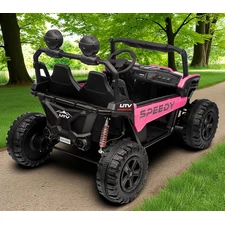 Детский электромобиль M 6205 EBLR-8 (24V) двухместный багги, розовый фото 14