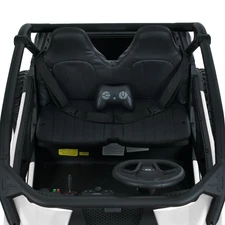 Двухместный детский багги M 6075 EBLR-6 (24V) желтый, четыре мотора фото 15