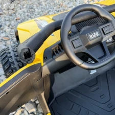 Двухместный детский багги M 6075 EBLR-6 (24V) желтый, четыре мотора фото 86