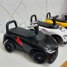 Детская каталка - толокар Toyota M 6129 EL-2 черная, с ручкой фото 37
