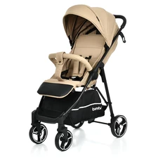 Прогулочная коляска Bambi M 4249-2 Beige Matt книжка, бежевая