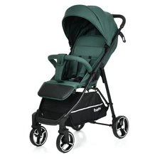 Прогулочная коляска Bambi M 4249-2 Hunter Green Matt книжка, зеленая