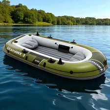 Надувная трехместная лодка Intex 66333, Seahawk 3, 295 х 137 х 43 см.