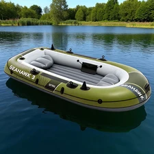 Надувная трехместная лодка Intex 66333, Seahawk 3, 295 х 137 х 43 см. купить