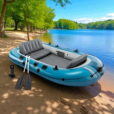 Четырехместная надувная лодка Intex 66324, Excursion 4, 315 х 165 х 43 см.
